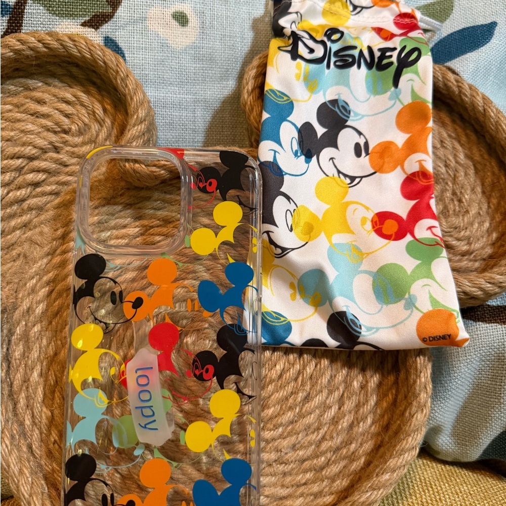 Loopy Case EUC Colorful Mickeys iPhone 15 Pro Max